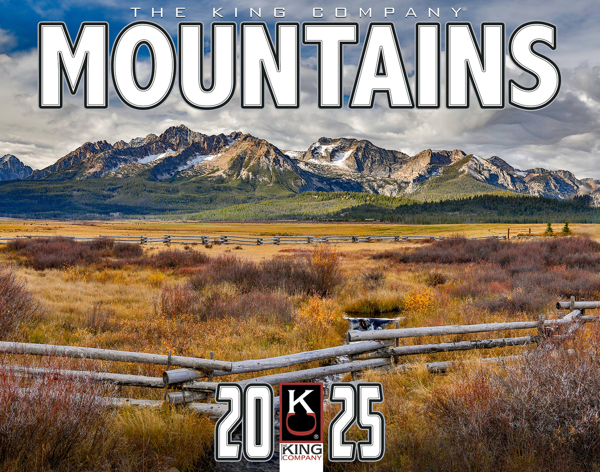 2025 Mountain Scenic Wall Calendar
