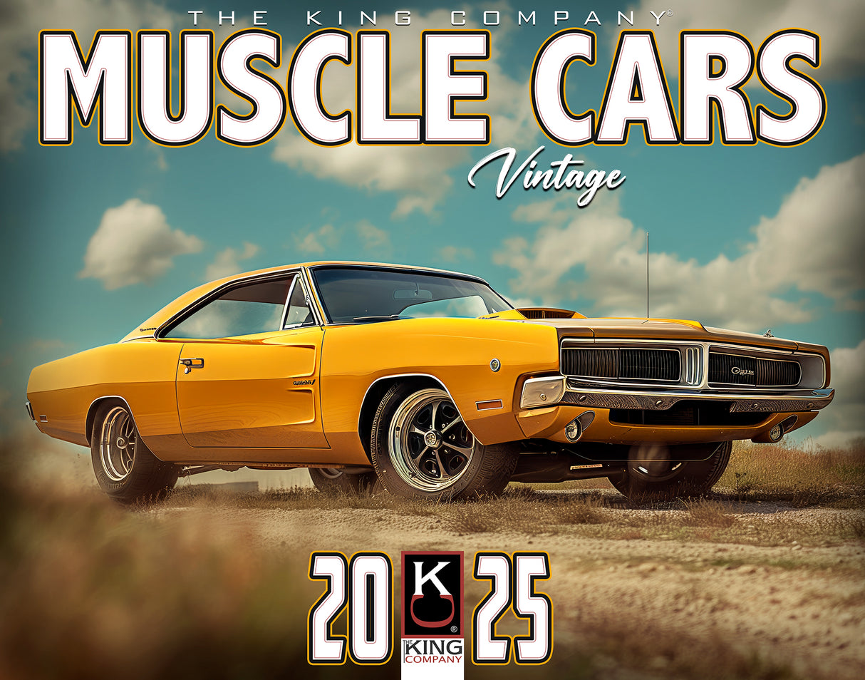 2025 Muscle Cars Wall Calendar