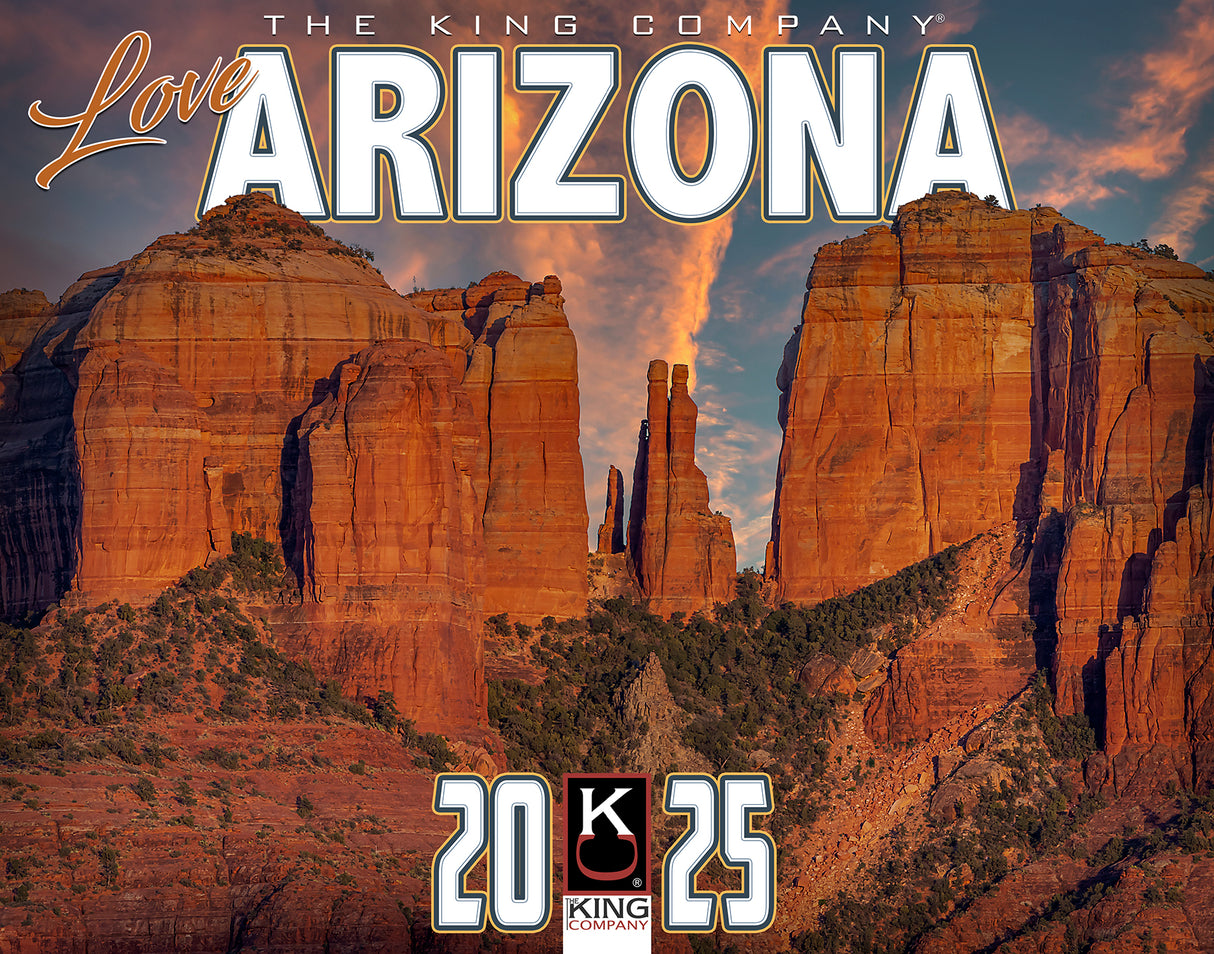 2025 Arizona Scenic Wall Calendar | Big Size 14"x22"