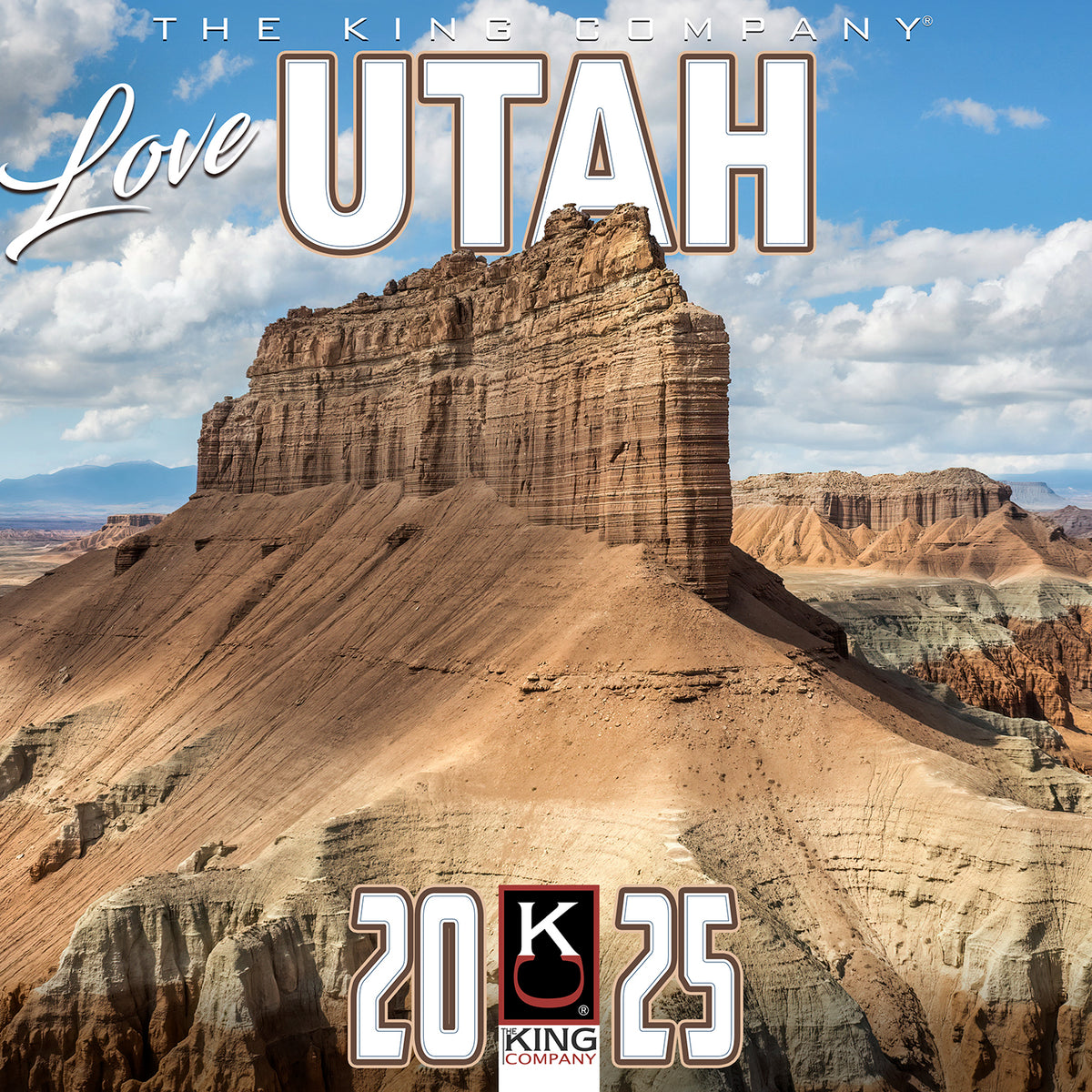 2025 Utah Scenic Wall Calendar 16 Month X Large Size 14x22 Utah State