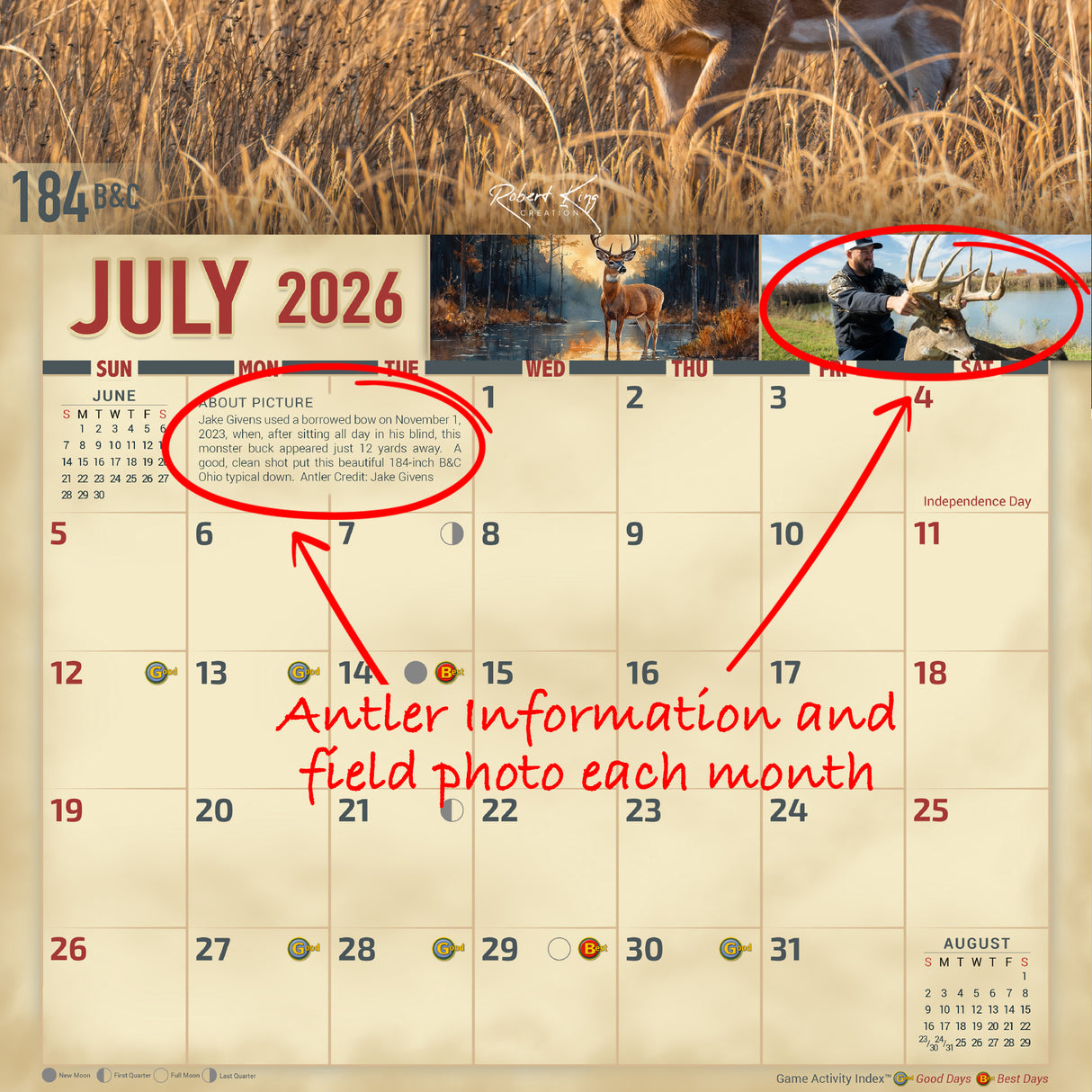 2026 Bucks and Bulls Signature Series Wall Calendar