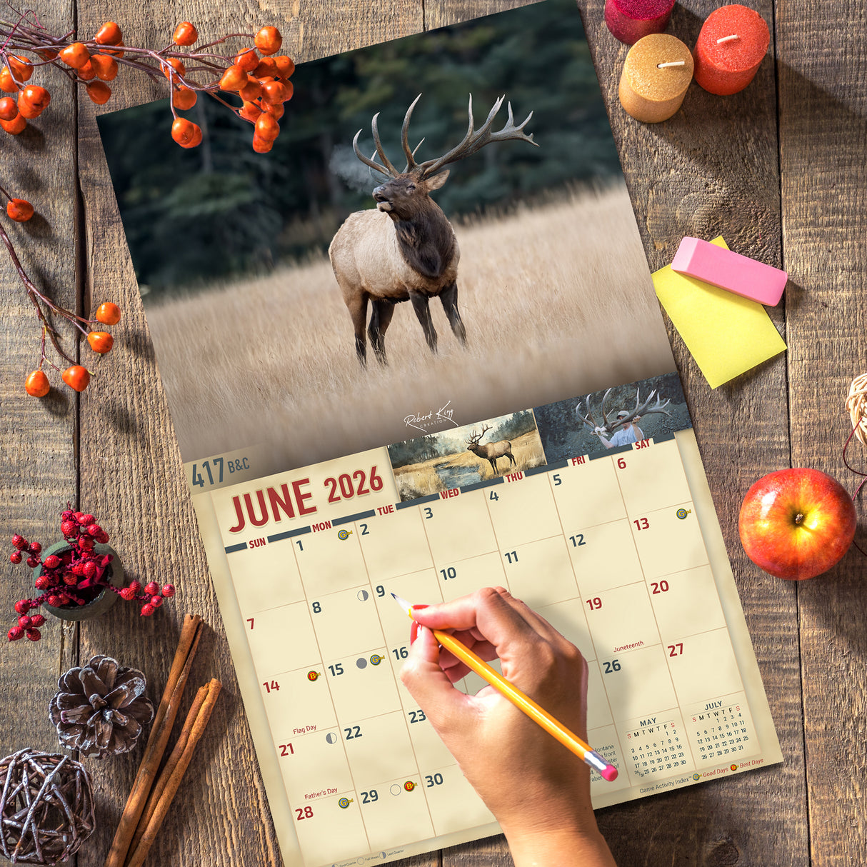 2026 Bull Elk Signature Series Wall Calendar