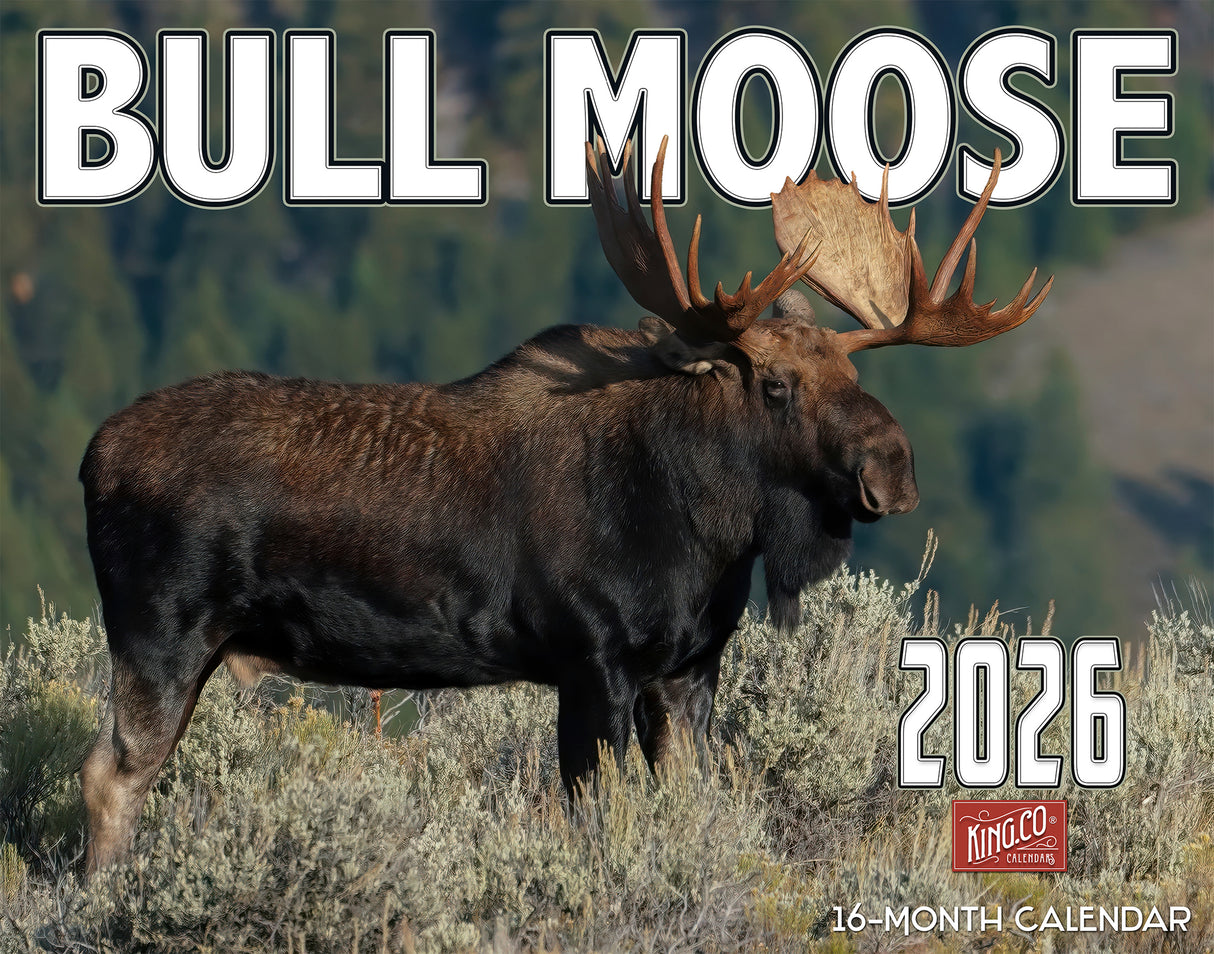 2026 Bull Moose Wall Calendar