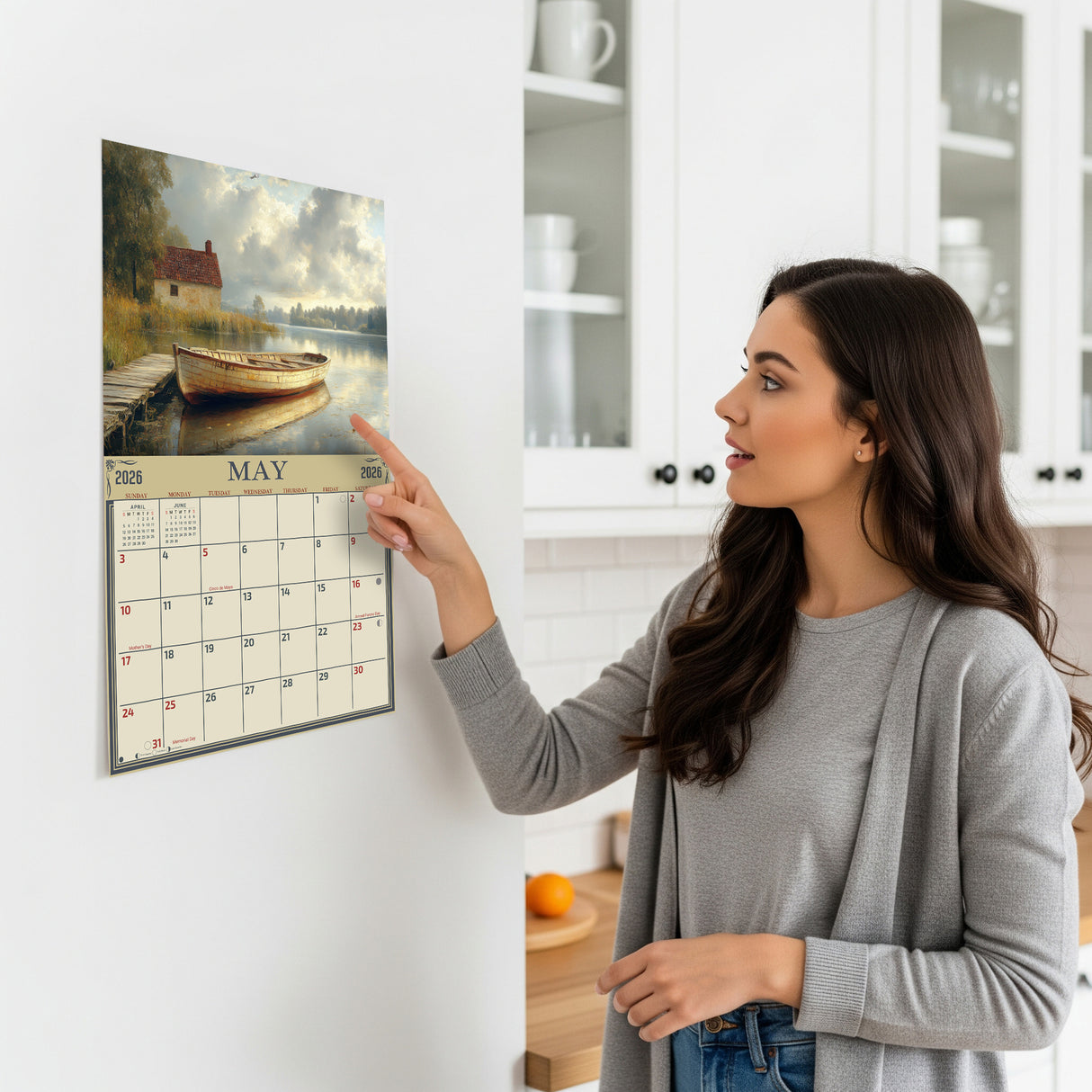 2026 Old English Countryside Wall Calendar