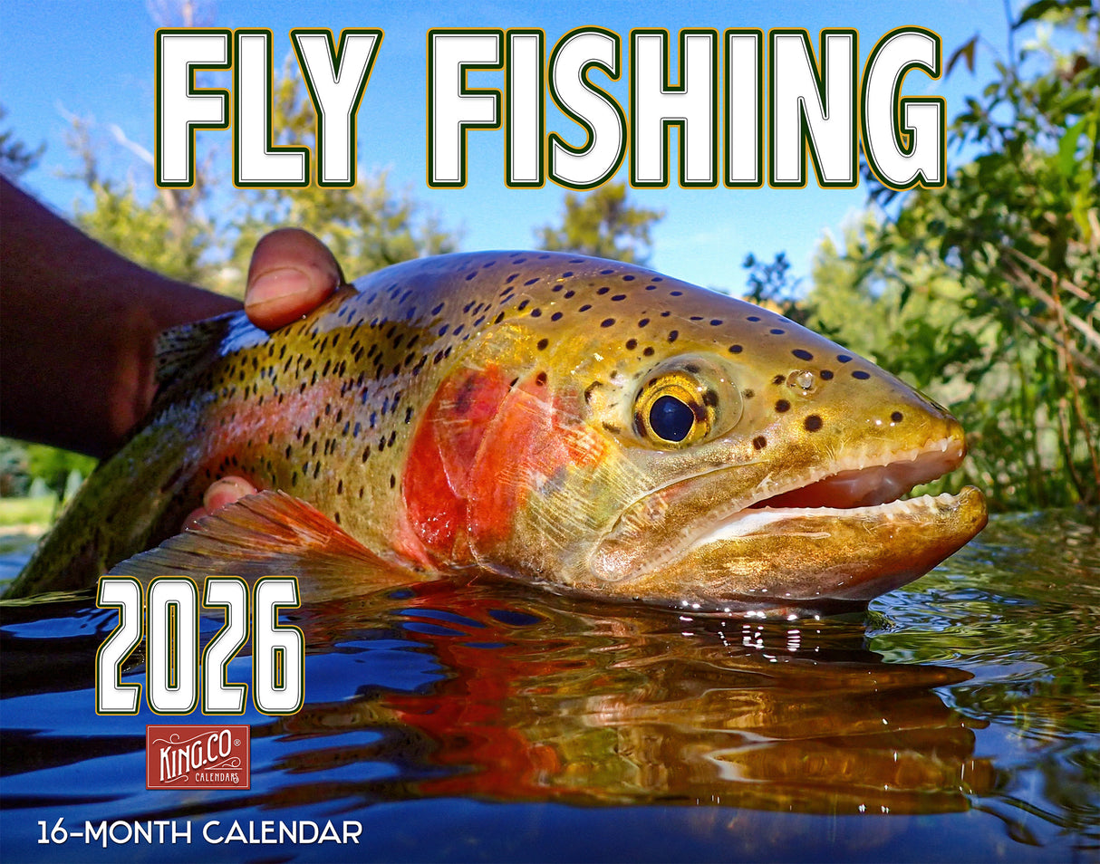 2026 Fly Fishing Wall Calendar