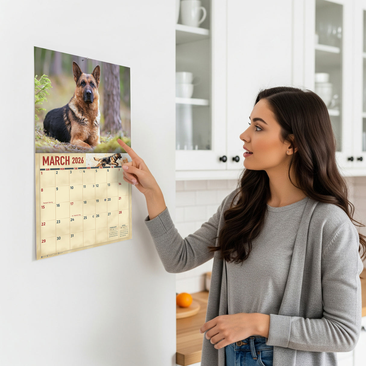 2026 German Shepherds Wall Calendar