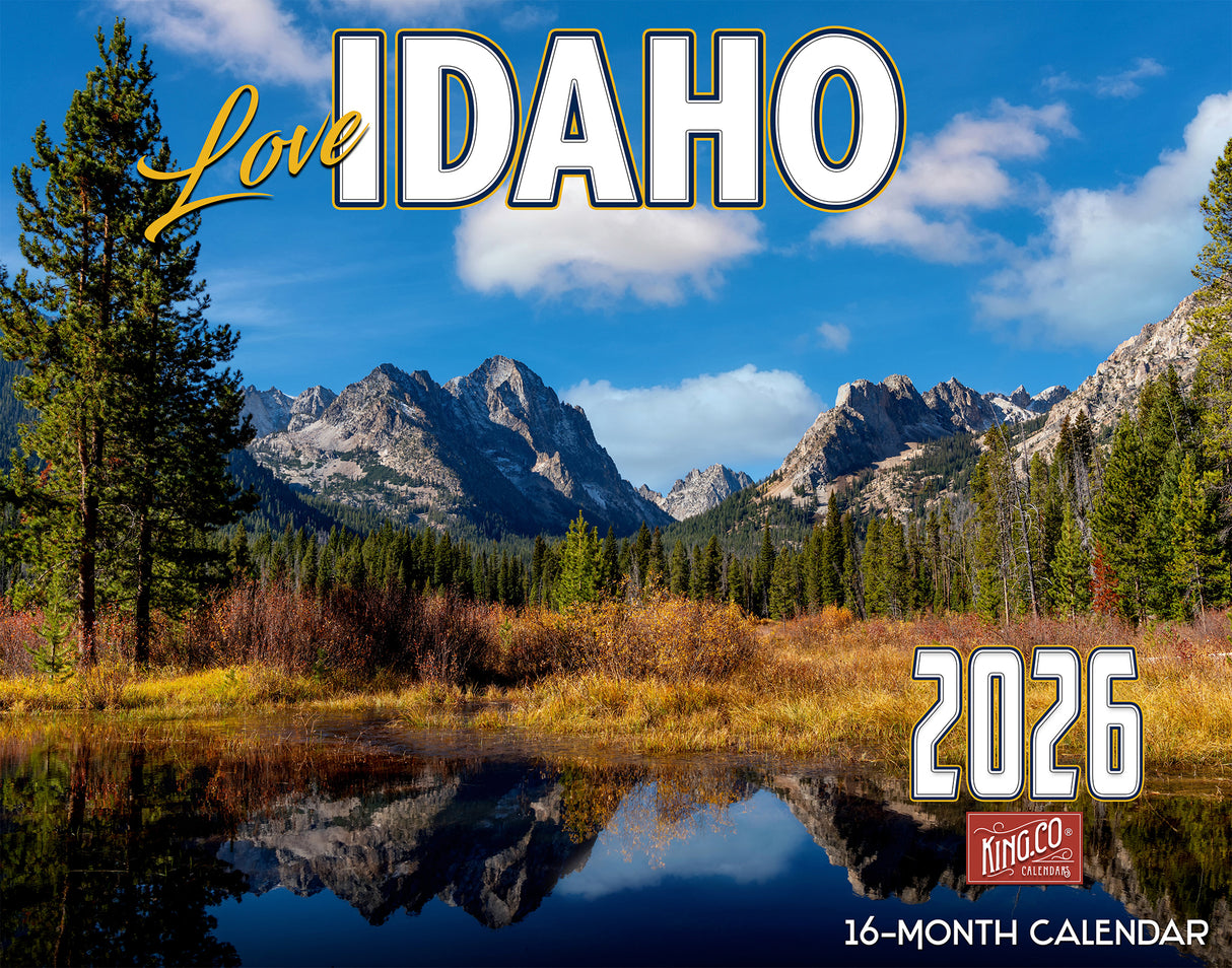 2026 Idaho Scenic Wall Calendar