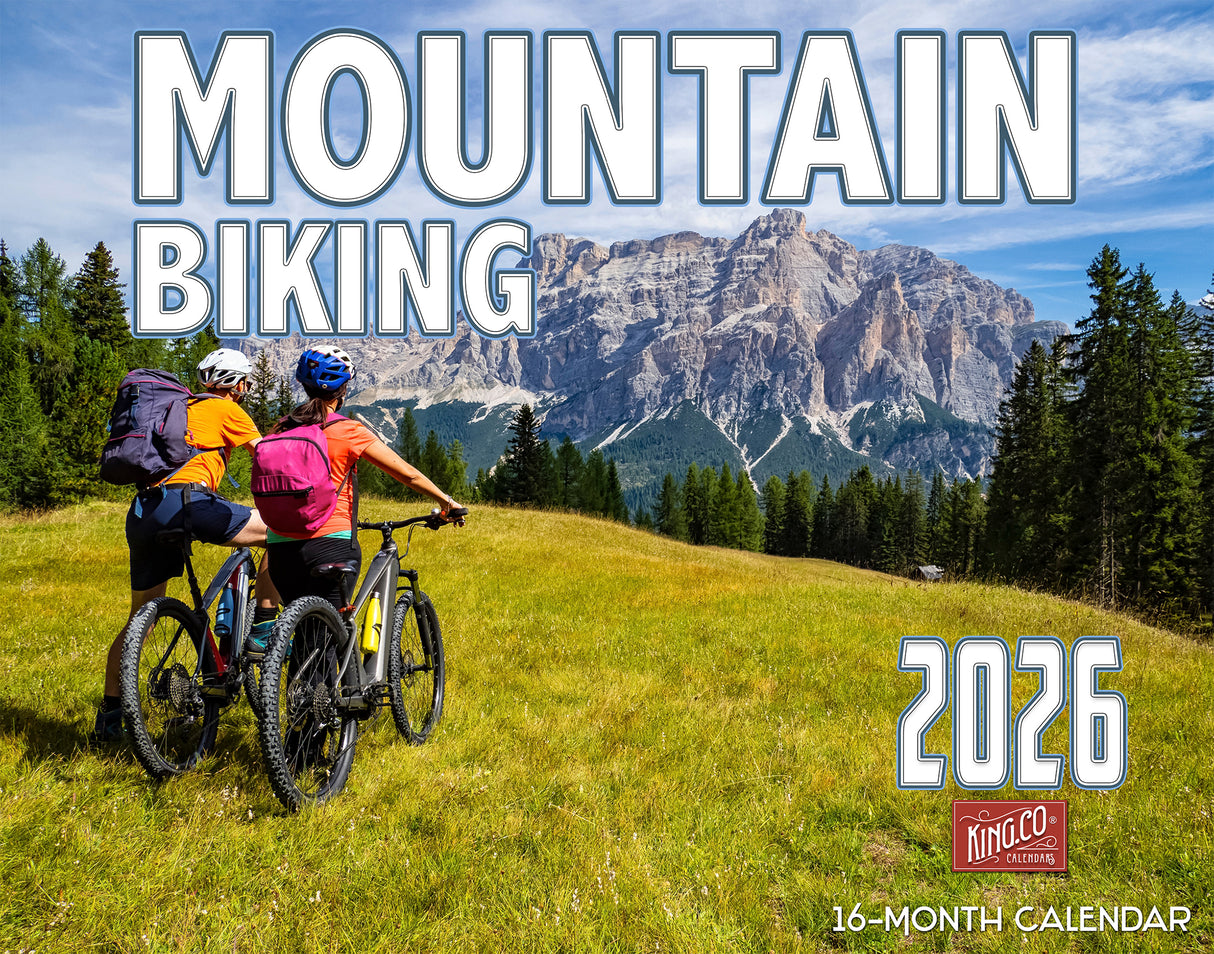2026 Mountain Biking Wall Calendar