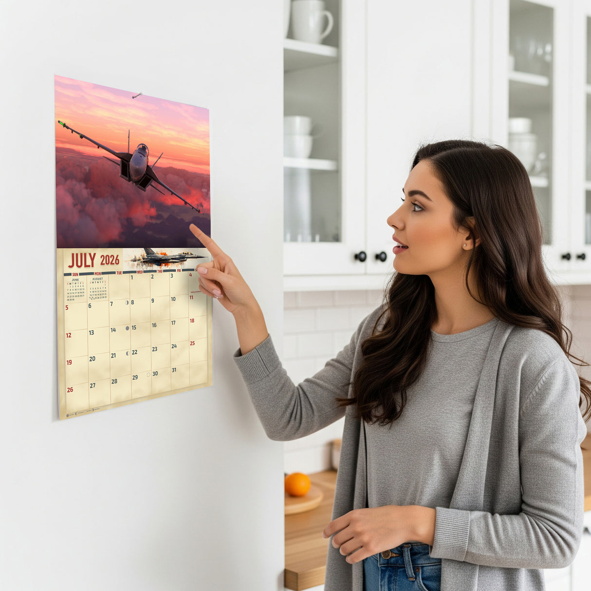 2026 Military Jets Wall Calendar