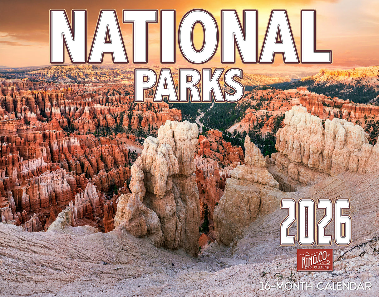 2026 National Parks Wall Calendar
