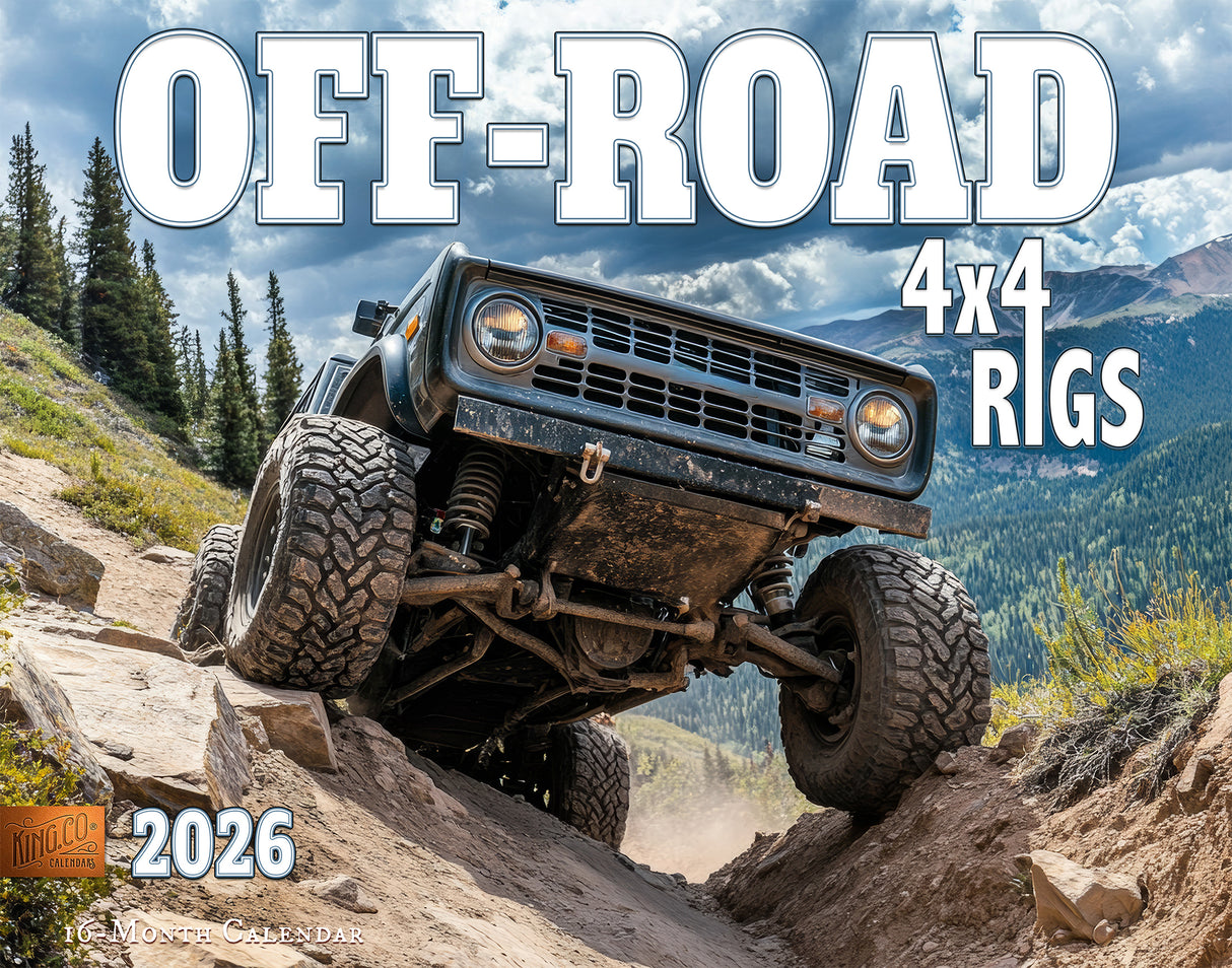 2026 Off-Road 4x4 Wall Calendar