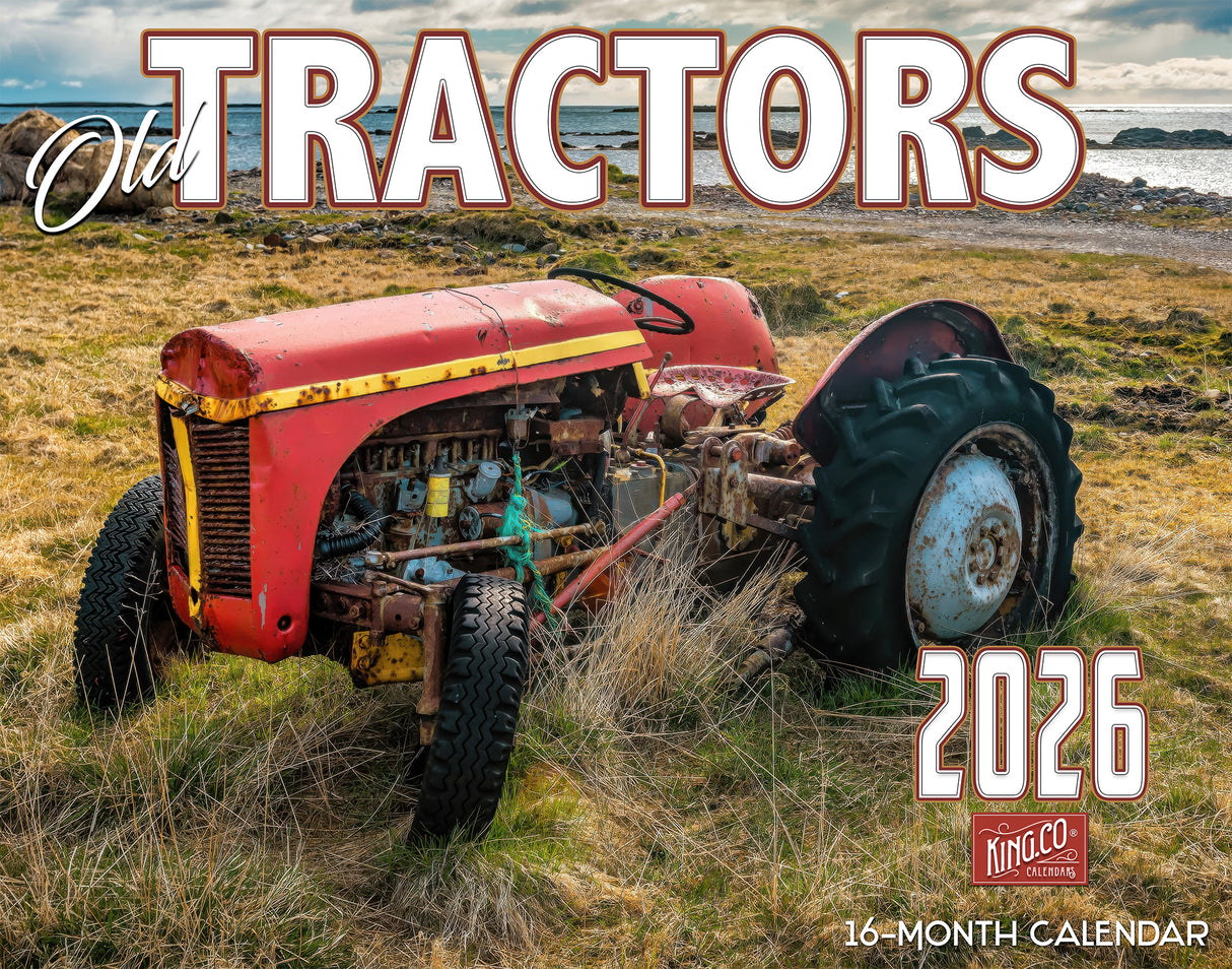 2026 Old Tractors Wall Calendar