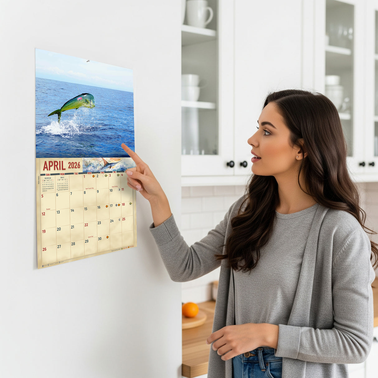 2026 Saltwater Sport Fishing Wall Calendar