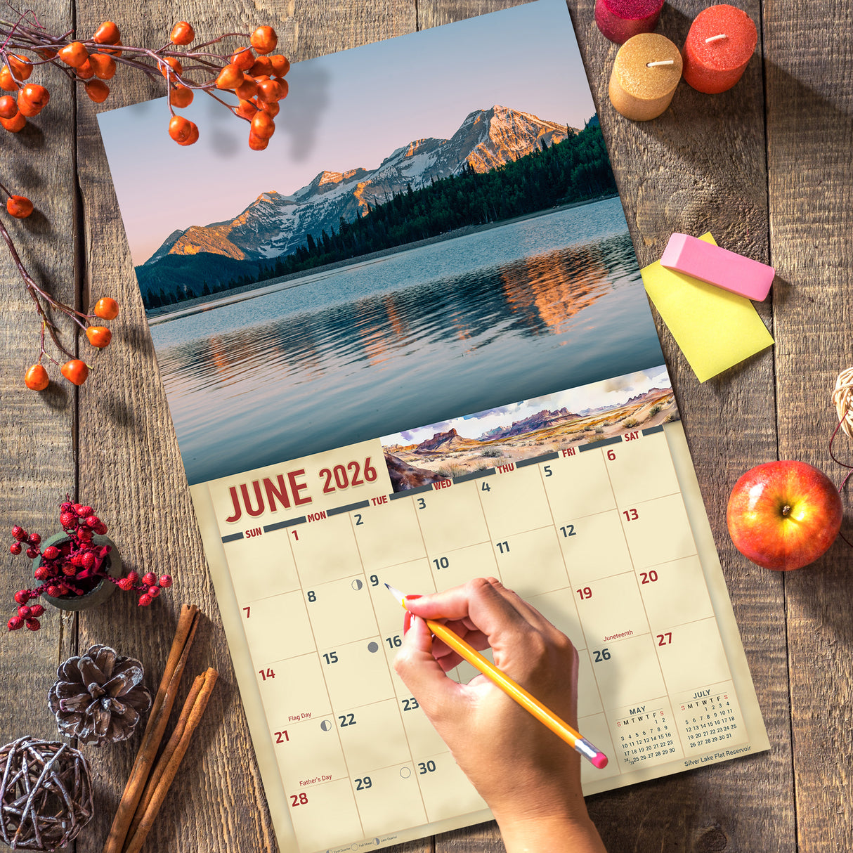 2026 Scenic Utah Wall Calendar