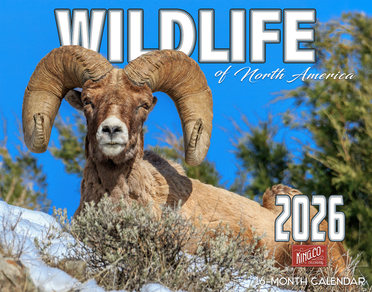 2026 Wildlife of North America Wall Calendar