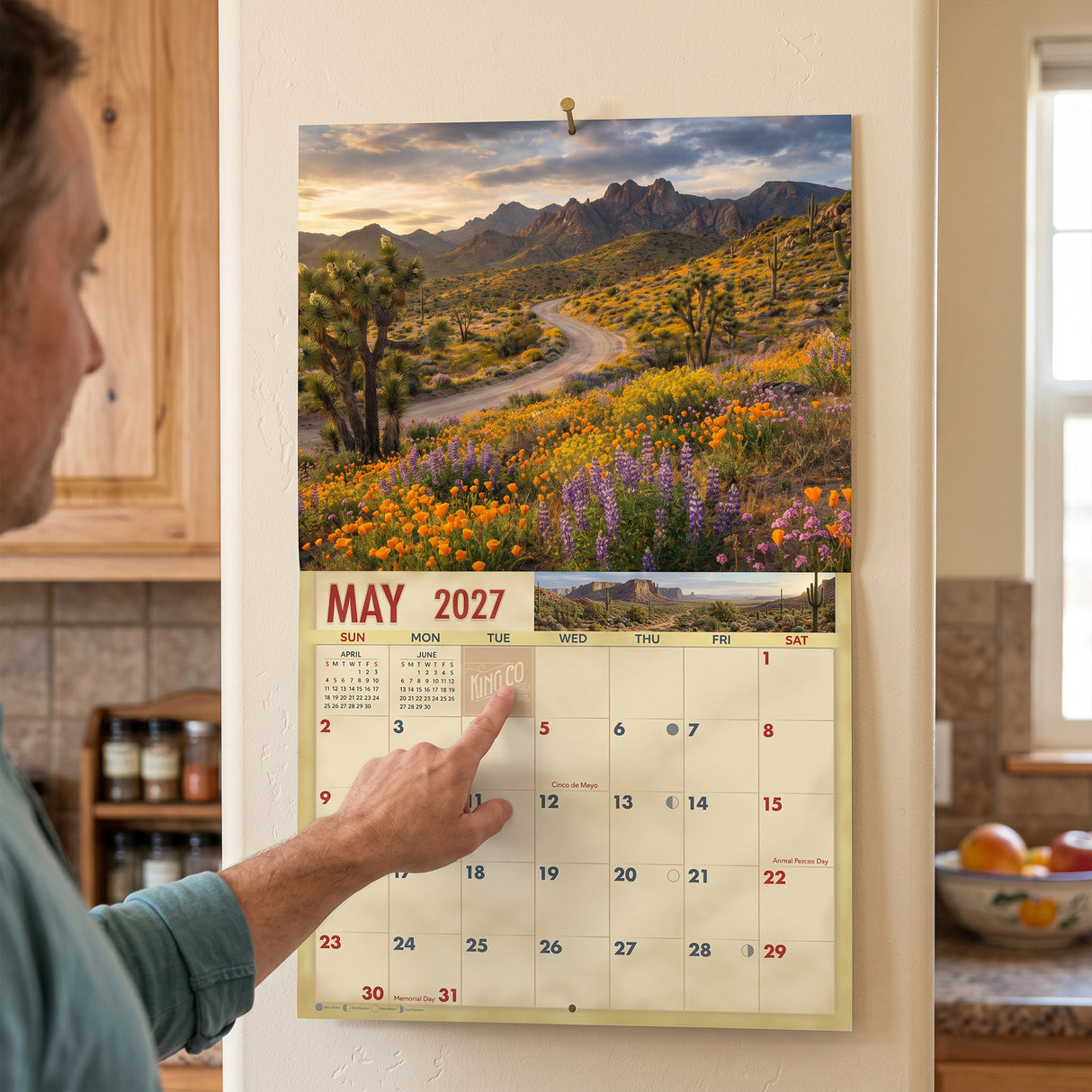 2027 Desert Country Wall Calendar – 16-Month Southwestern Photography