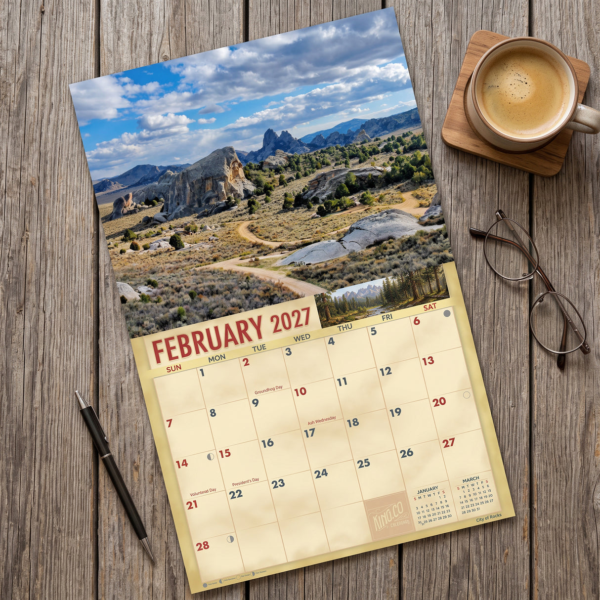 2027 Idaho Country Wall Calendar – 16-Month Scenic Photography