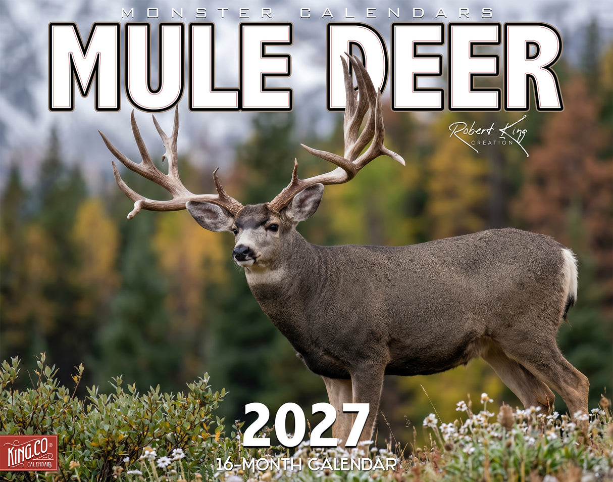 2027 Mule Deer Signature Series Wall Calendar – 16-Month