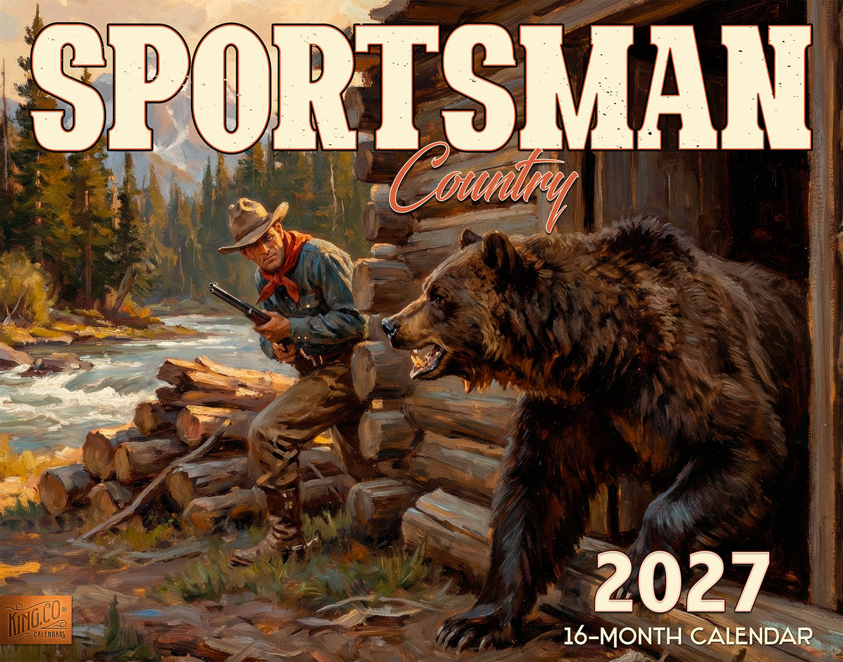 2027 Sportsman Country Wall Calendar – 16-Month Outdoor Art