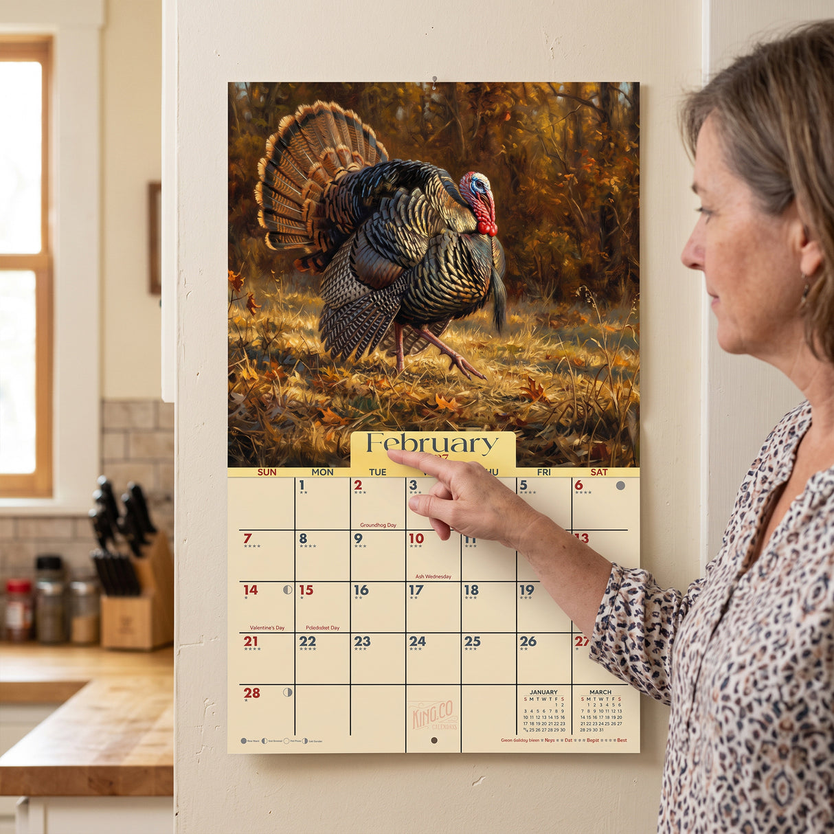 2027 Turkey Country Wall Calendar – 16-Month Artwork