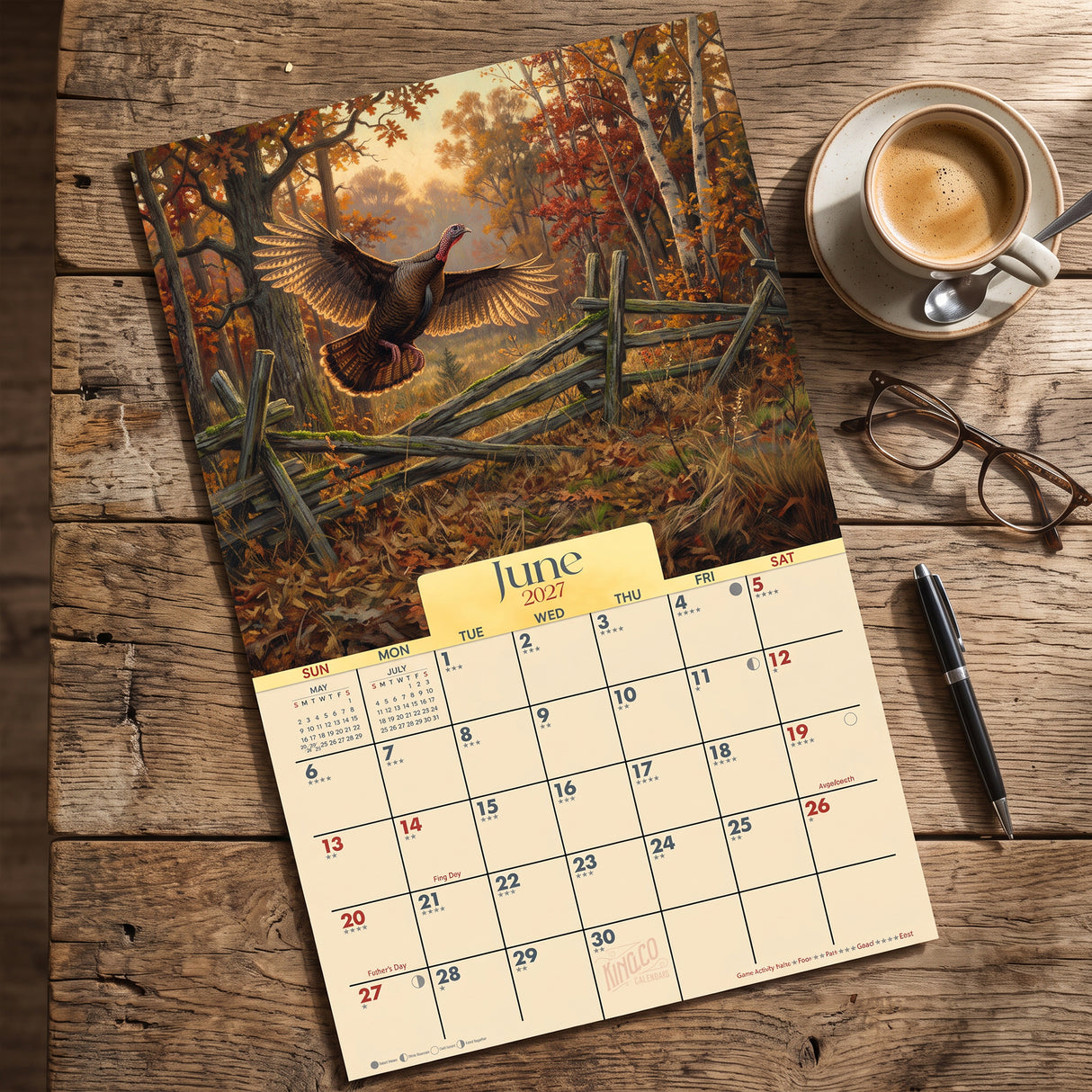 2027 Turkey Country Wall Calendar – 16-Month Artwork