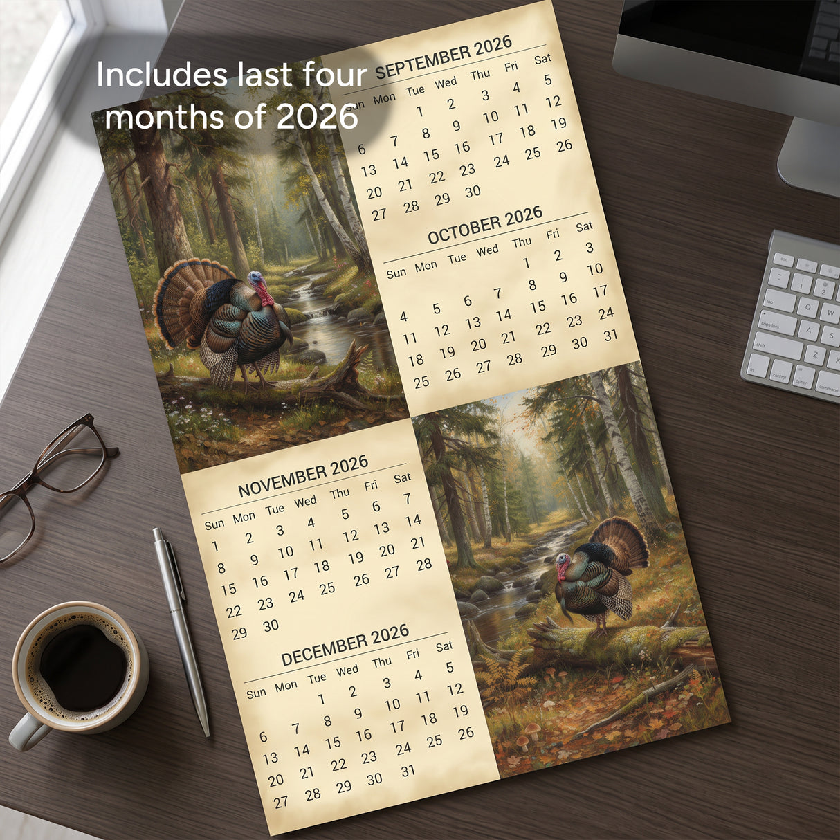 2027 Turkey Country Wall Calendar – 16-Month Artwork