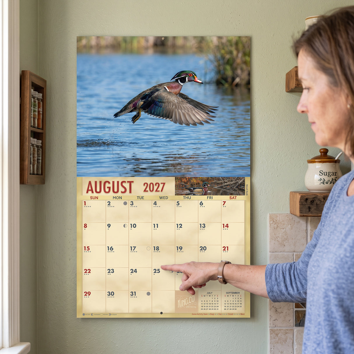2027 Wildlife Wall Calendar – 16-Month North American Wildlife