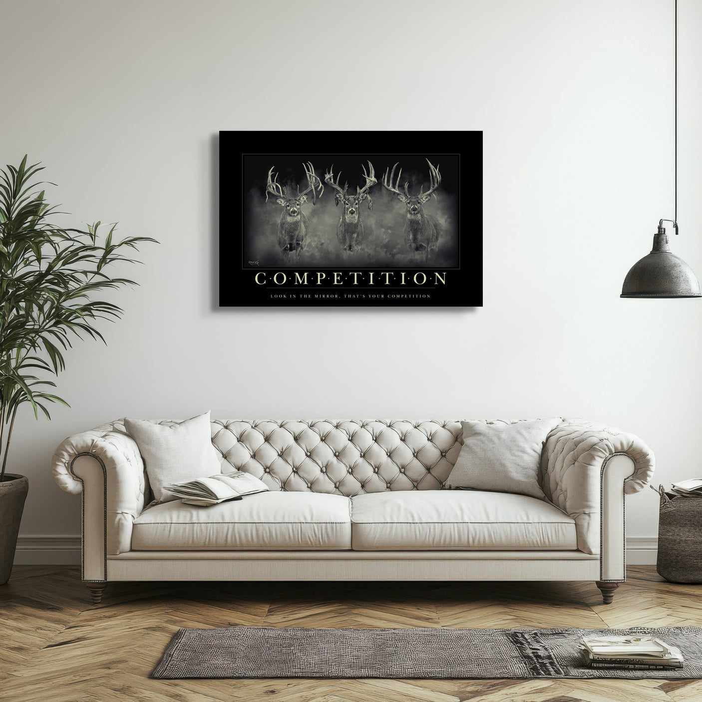 Competition Motivational Whitetail Deer Print