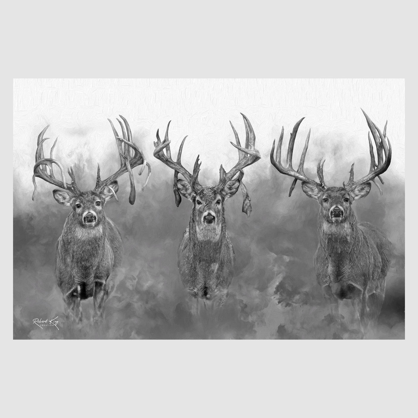 Gym Rats Whitetail Deer Print