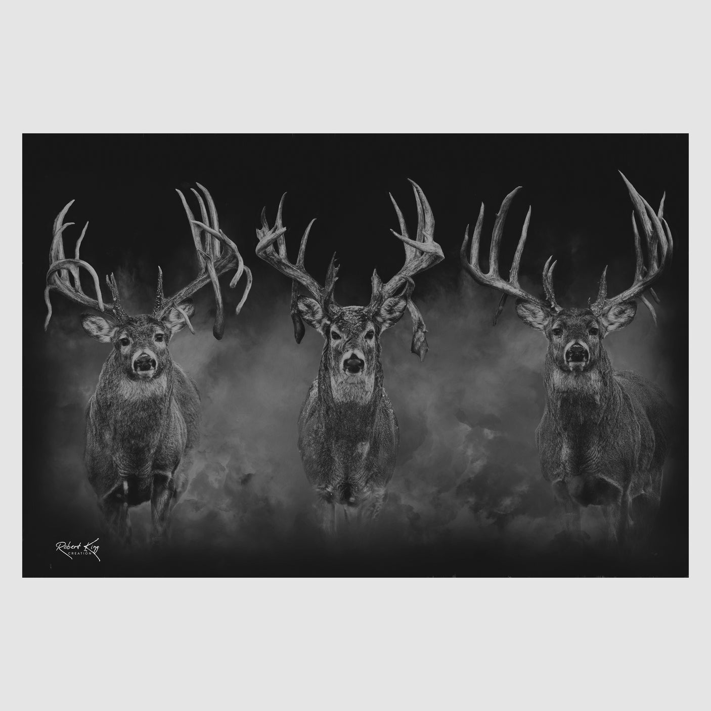 Gym Rats Whitetail Deer Print
