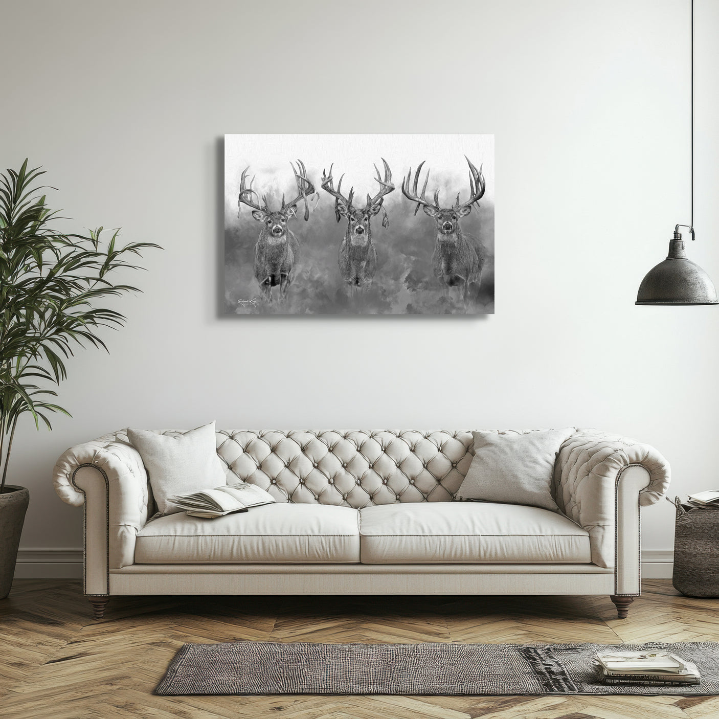 Gym Rats Whitetail Deer Print