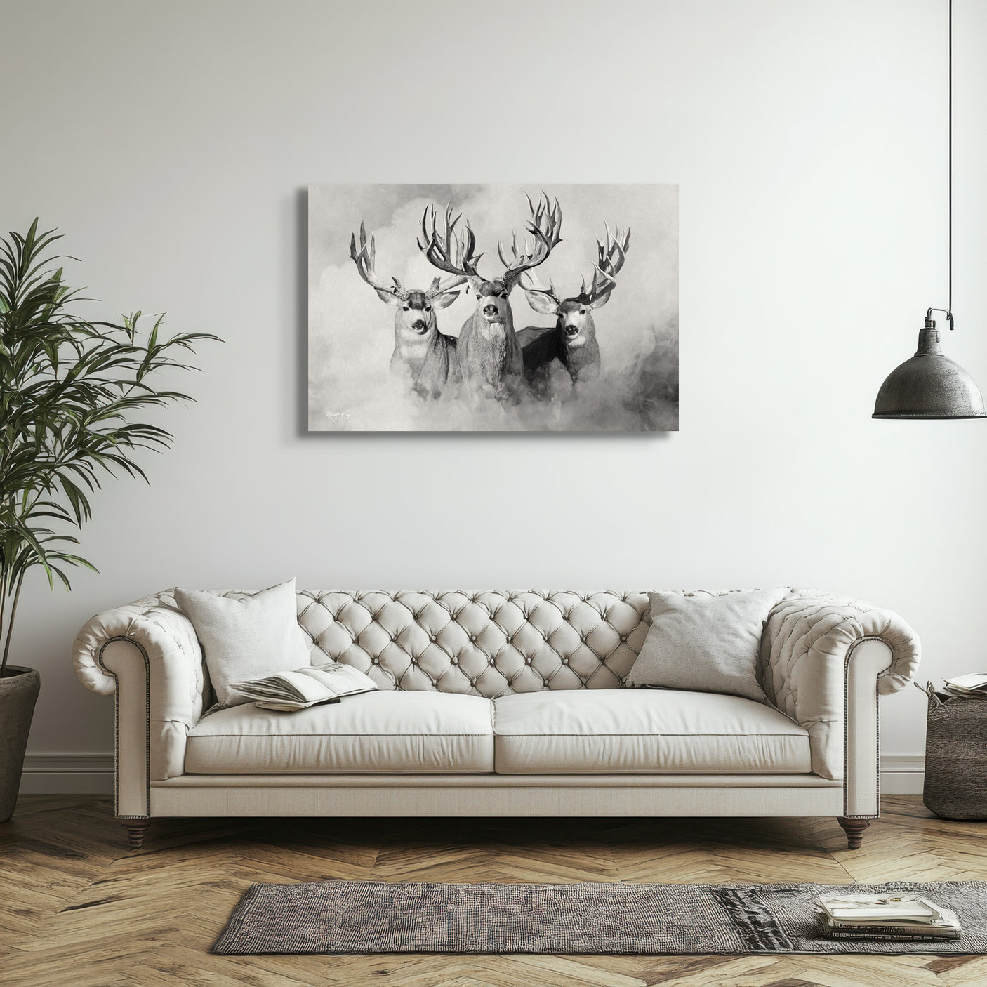 The Wild Bunch Mule Deer Print