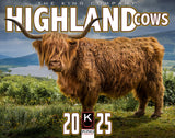 2025 Highland Cows Wall Calendar