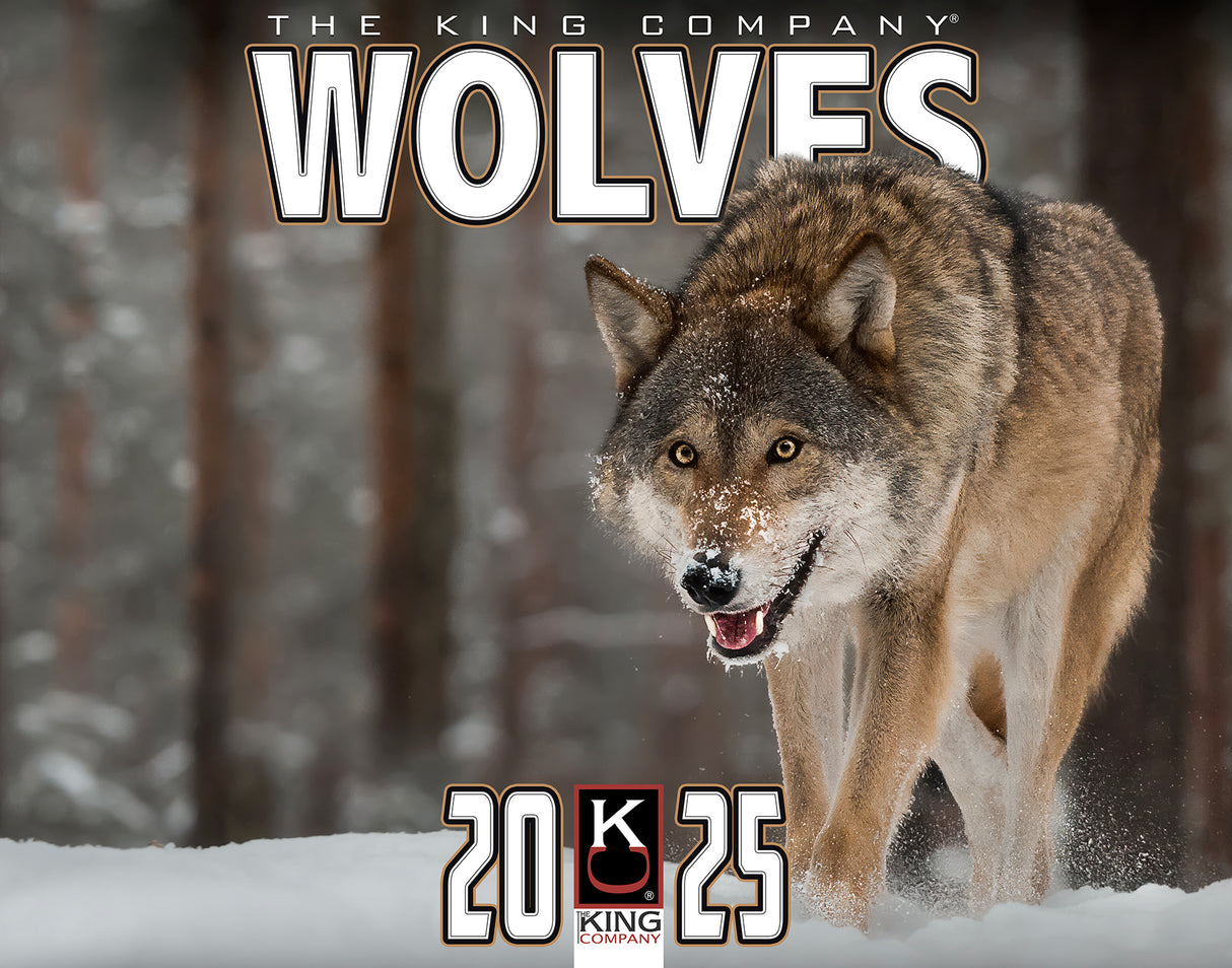 2025 Wolves Wall Calendar
