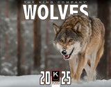 2025 Wolves Wall Calendar
