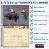 2026 Bull Moose Wall Calendar