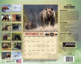 2026 Bears of North America Wall Calendar