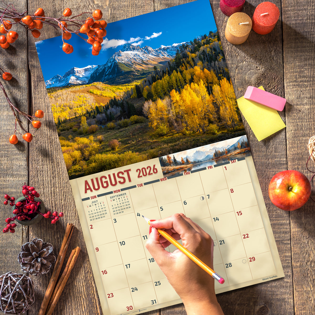 Colorado Native Calendar 2026 Colorado Wall Calendar – Scenic Mountain and Nature Views – The ...