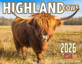 2026 Highland Cows Wall Calendar