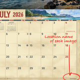 2026 Hawaii Scenic Wall Calendar
