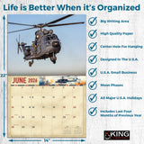 2026 Military Helicopters Wall Calendar