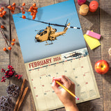 2026 Military Helicopters Wall Calendar