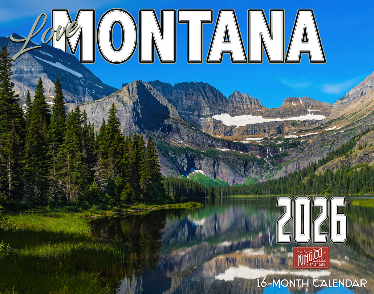 2026 Montana Scenic Wall Calendar