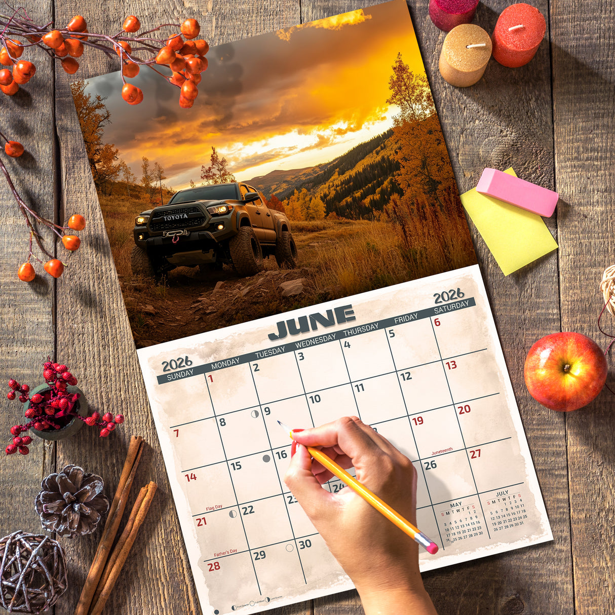 2026 Off-Road 4x4 Wall Calendar
