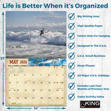 2026 Saltwater Sport Fishing Wall Calendar