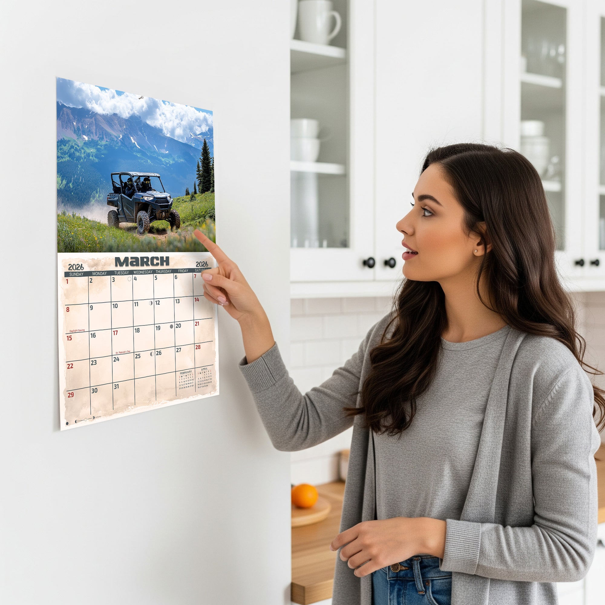 2026 SXS, UTV, ATV Wall Calendar – Off-Road Action – The King Company