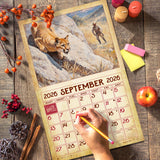 2026 Vintage Hunting Wall Calendar