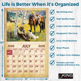 2026 Vintage Old West Wall Calendar
