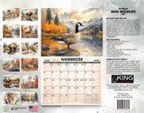 2026 Wildlife Illustrated Wall Calendar