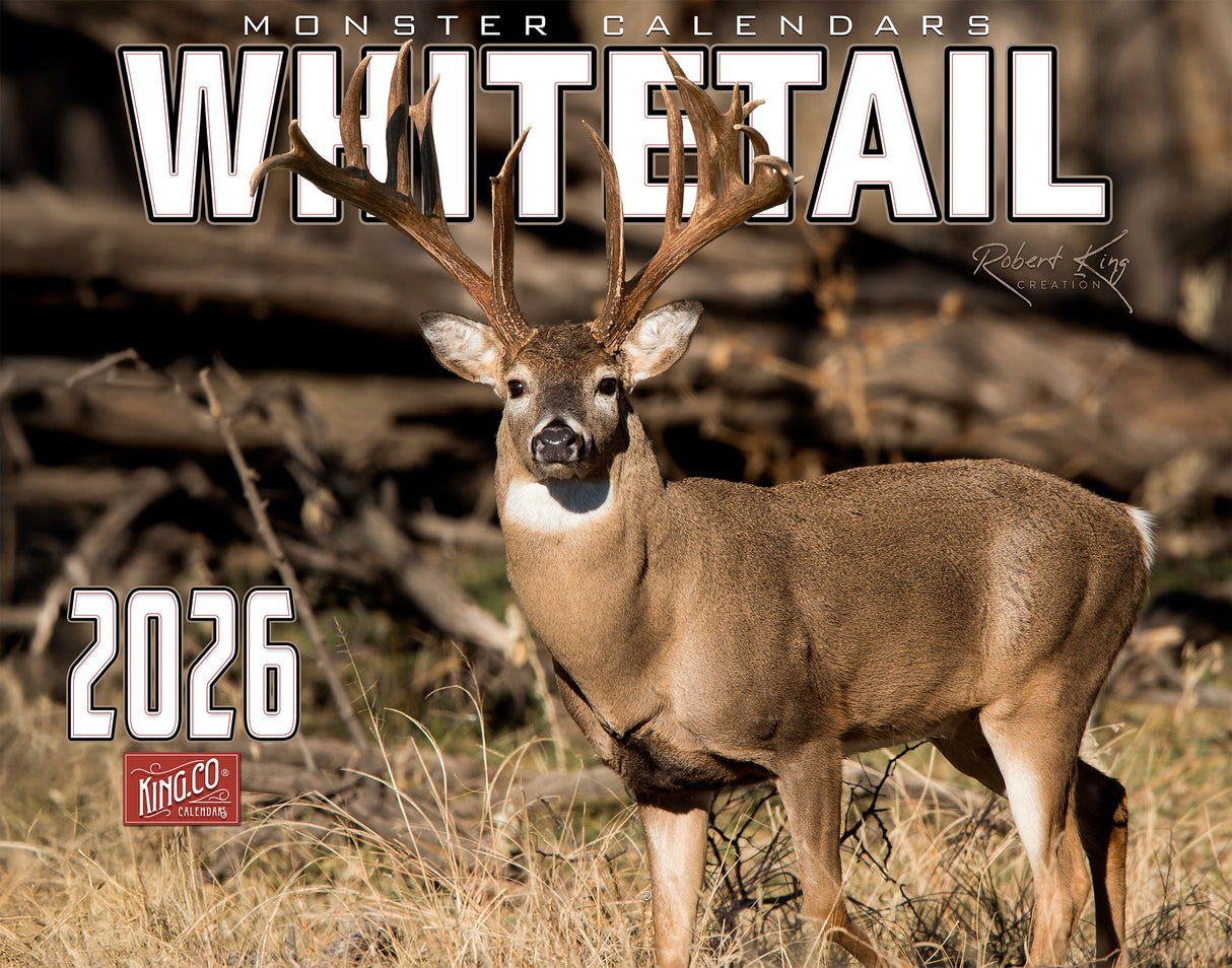 2026 Whitetail Deer Signature Series Wall Calendar
